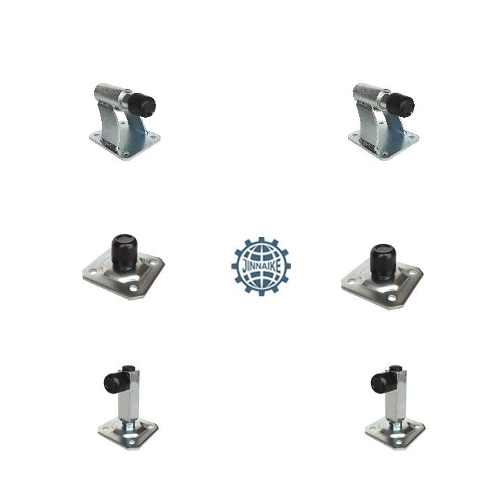  White Zinc Silver Welding  Gate Stoppers Adjustable Floor Mounted Manufactures