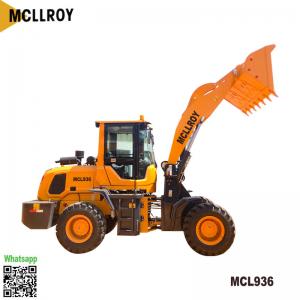  MCL936 Front End Wheel Loader Hydraulic Unloading Supercharged 65kw Manufactures