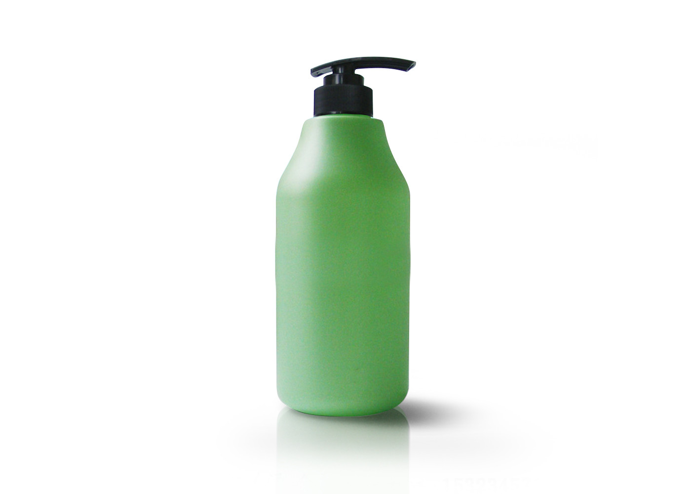  HDPE Empty Plastic Bottles / Green 500ml Plastic Bottle With Pump Dispenser Manufactures