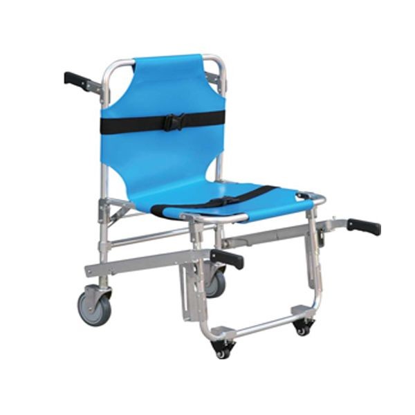  Hospital Blue Stainless Steel Material Hospital Stretcher Cart With Wheels Manufactures