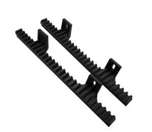  Steel Bar Rack And Pinion Sliding Gate Opener 34cm 2 Lugs Black Nylon M4 Built In Manufactures
