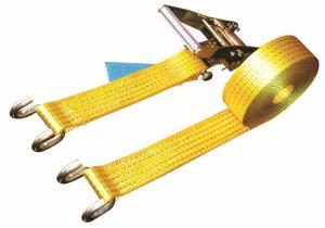  Open Hook Over The Wheel Tie Down Straps , Commercial Tie Down Straps 2500 DN LC Manufactures