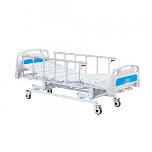 Three Functions Crank  Aluminum Alloy Side Rails Patient Manual Hospital Beds Manufactures