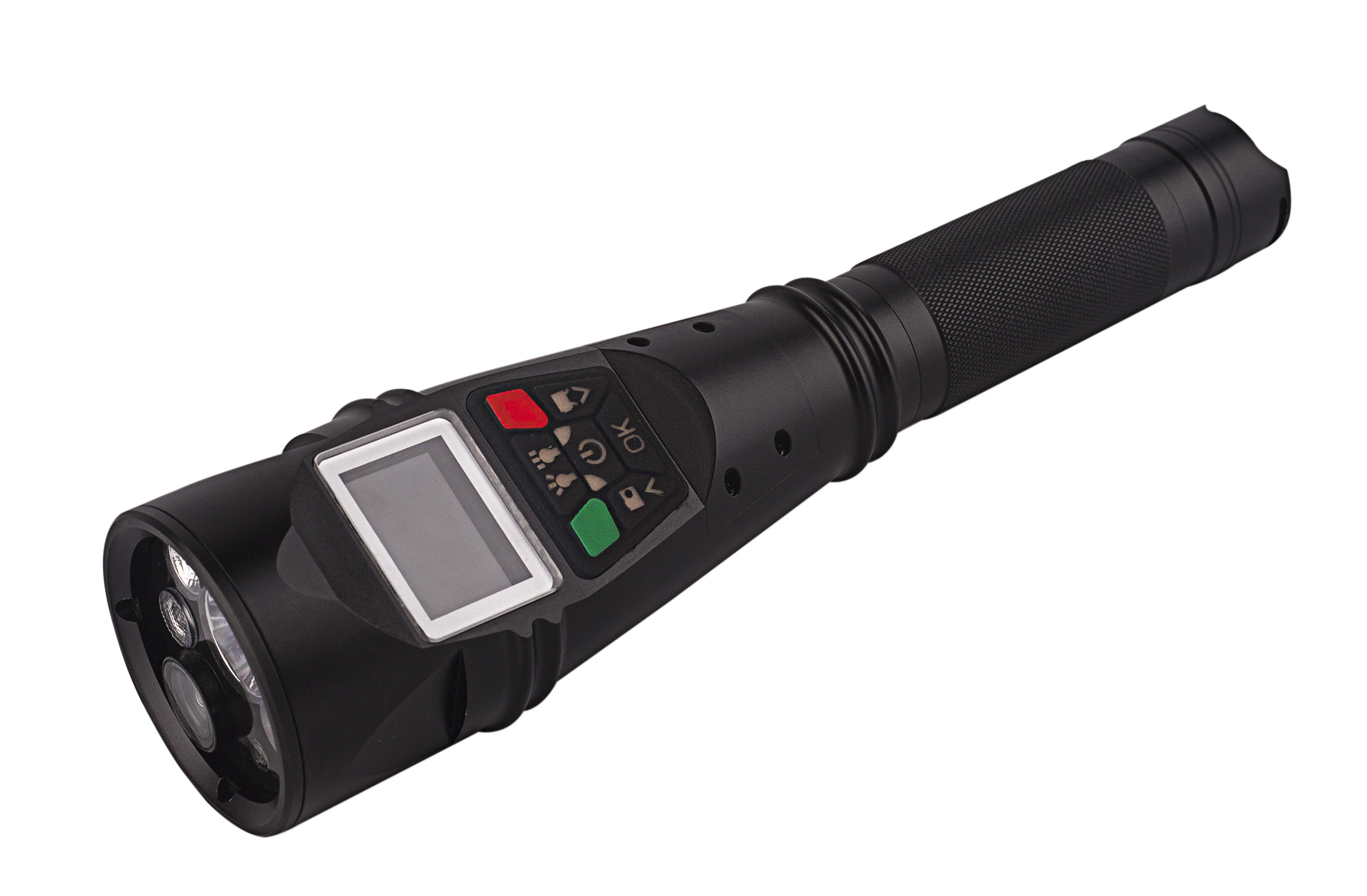  IP66 Rechargeable LED Camera Flashlight HD 1080P Digital Video Recording Torch Manufactures