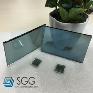 China Light Blue Reflective glass 4mm 5mm 5.5mm 6mm 8mm 10mm 12mm on sale
