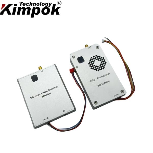 Quality 500M 8W Analog FPV VTX Drone Wireless Video Transmitter and Receiver 8 Channels for sale