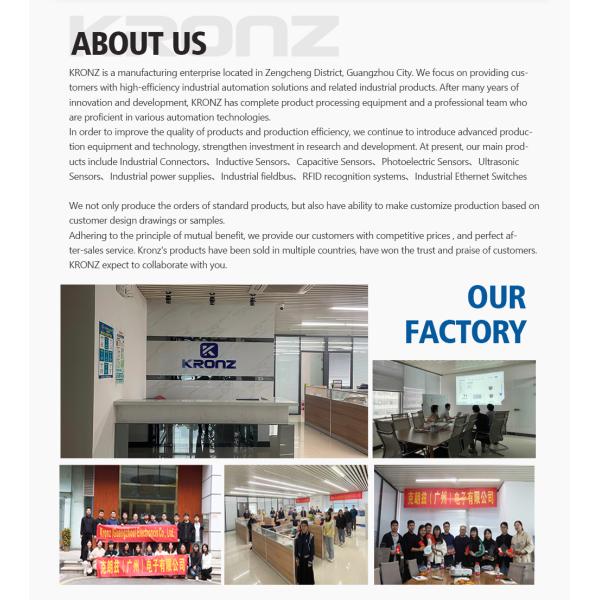 Ultrasonic NPN Sensors 3 Way Switching Output 10 - 30VDC With 2m PVP Cable