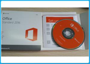  100 % Genuine Microsoft Office Standard 2016 DVD Retail Box And Office HB Data Manufactures