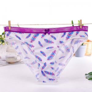  Smooth Silk Material Women Underwear Sexy Panty Manufactures