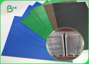  Blue / Green / Red / Black Lacquered Solid Paperboard 1.5mm 72 * 102cm Manufactures