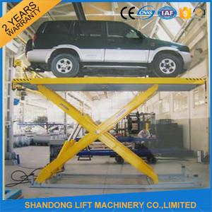China Automotive Scissor Lift Equipment ,  Garage Hydraulic Scissor Car Lift Rentals on sale