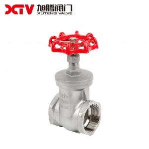  Investment Casting Stainless Steel Screwed Gate Valves Customization and Currency US Manufactures