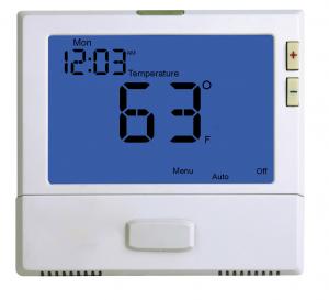  Wall Mount 5 - 1 - 1 Programmable HVAC Thermostat 24V Battery Operated Manufactures