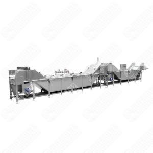China Vegetable and fruit blanching machine corn green killing machine assembly line on sale