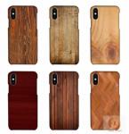 Customized Wood Printed mobile phone shell For iPhone X , 3D sublimation blank
