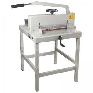  Durable 1000W Manual Paper Cutter With Hand Wheel Push System 4708 Manufactures