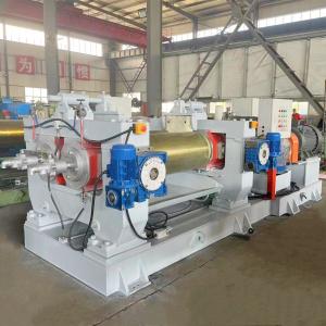 55kW Motor Power Open Mix Mill Two Rollers Rubber Mixing Machine With Stock