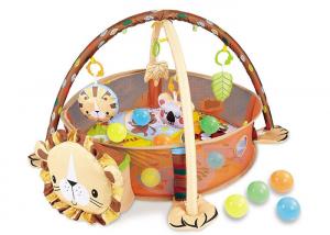 China Portable Baby Gym Playmat Children's Play Toys W / Balls Protective Fence 30 Inch on sale
