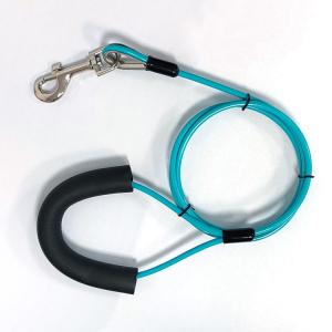 China PVC Coated Cable Pet Leash Dog Tie Out Stake And Tie Out Cable For Dogs Up To 90 Lbs on sale