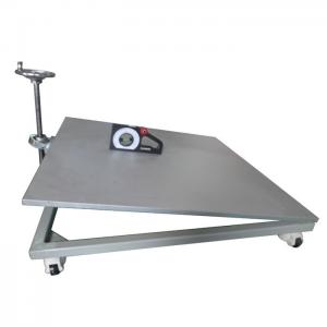  100mm Electrical Appliance Tester Inclined Plane Test Bench With Adjustable Legs Manufactures