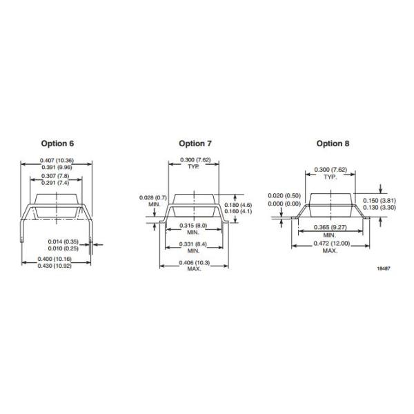 SFH6106-3 Integrated Circuit Chip Optocoupler, Phototransistor Output, High Reliability, 5300 VRMS