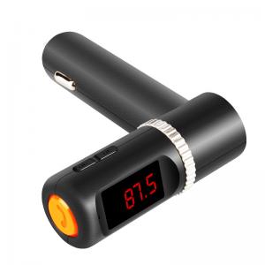 China Bluetooth Handsfree Dual USB Car Charger , Car FM Transmitter and USB Read on sale