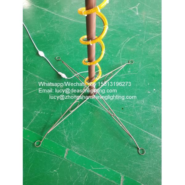 Led rope light palm tree