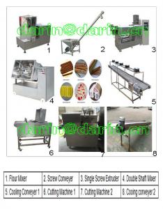  Pet Snacks / Dog Chews / Pet Treat Snack Extruder Machine With CE Manufactures