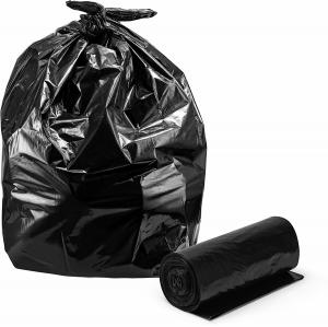  Star Sealed Heavy Duty Waste Bags , Customized Large Black Bin Bags Roll Packed Manufactures
