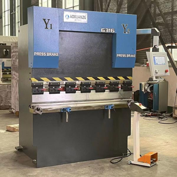 CNC Servo Control TP10S Hydraulic Bending Machine 63T 1600MM