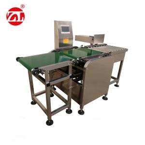 China Conveyor Belt Weight Checking Machine With Reject Arm / Air Blast / Pneumatic Pusher on sale