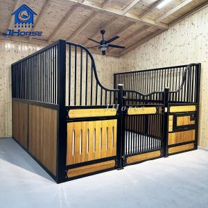 China 8ft X 8ft Powder Coated Horse Stall Front Panels With Pvc Board on sale