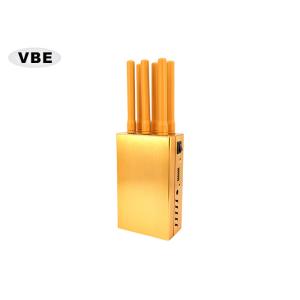 Compact Size Handheld Signal Jammer 6W Total Transmit Power Eco Friendly
