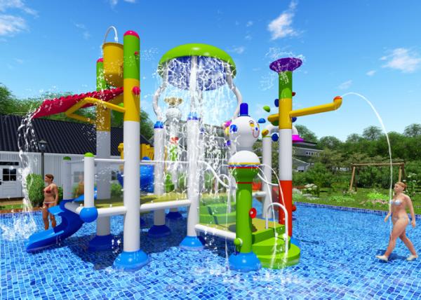 Children Water Park Products , Water Pad Parks For Kids Outdoor Playground