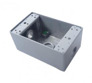  18.3 Cubic Inch Outdoor Electrical Junction Box , Waterproof Switch Box Single Gang Manufactures