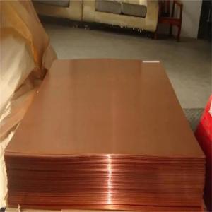 China T1 T2 0.3mm 0.4mm Thick Copper Plate 1220mm Width Customized Length on sale