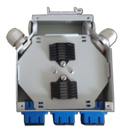Buy cheap Metal 6 Cores Fiber Optic Terminal Box / Waterproof Fiber Optic Termination Box from wholesalers