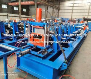  Durable Z Purlin Roll Forming Machine 18 Stations PLC Control Manufactures