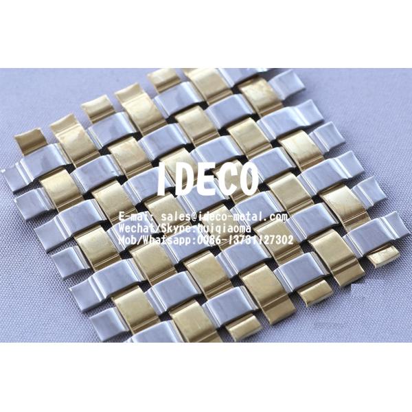 Architectural Wire Mesh for Elevator, Flat Wire Woven Art Mesh, Decorative Metal Mesh for Wall Claddings