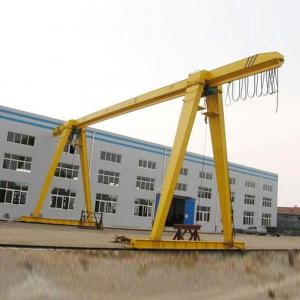  Box Type Single Main Girder Gantry Crane Equipped With CD / MD Electric Hoist Manufactures