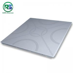  Sound Absorbing 1.2mm Clip In Metal Ceiling Tiles Panels Irregular Shape Manufactures