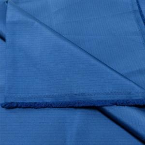 China Plain 4mm Stripe 99% Polyester 1% Carbon Fiber Antistatic Fabric on sale