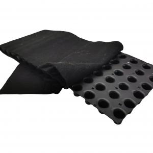  8mm HDPE PP Virgin Recycle Drainage Board for Building Underground Parking Structure Manufactures