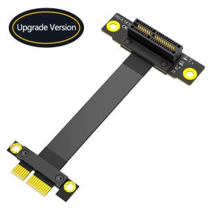  36PIN PCI-E 1X 270 Degree PCI-e Extension Cable For PCI Express Up to PCI-E Gen3 8Gbps speed Manufactures