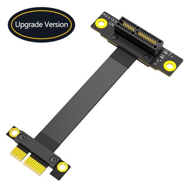 36PIN PCI-E 1X 270 Degree PCI-e Extension Cable For PCI Express Up to PCI-E Gen3 8Gbps speed