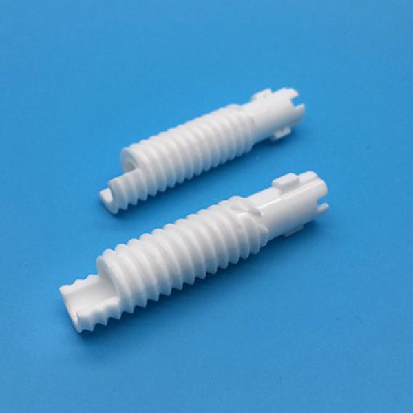 Quality Threaded  Ceramic Thermal Insulation Tube , Thermocouple Protection Tubes for sale
