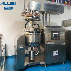  PLC Control Face Cream Vacuum Mixing Equipment Homogenizing Emulsifier Machine Manufactures