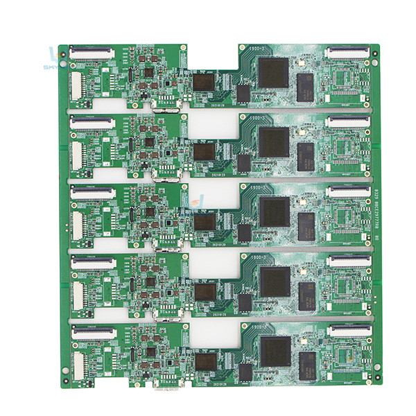 Green Soldermask Automotive PCB Assembly Immersion Gold Pcba Printed Circuit