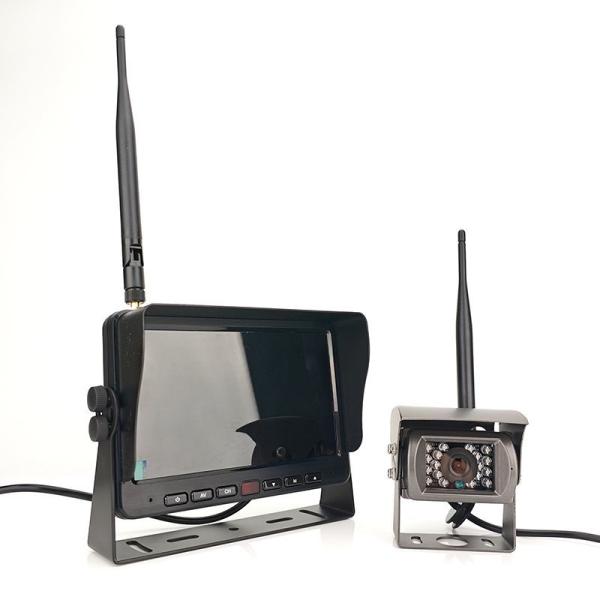 Forklift Strong Magnetic Camera System Forklift Camera with Laser Line 1080P 2 Split Rear View Monitor System