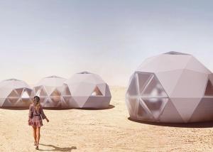  ​Light Steel Frame Movable Cabin Hotel Prefab Geodesic Dome House Dome Kits Manufactures